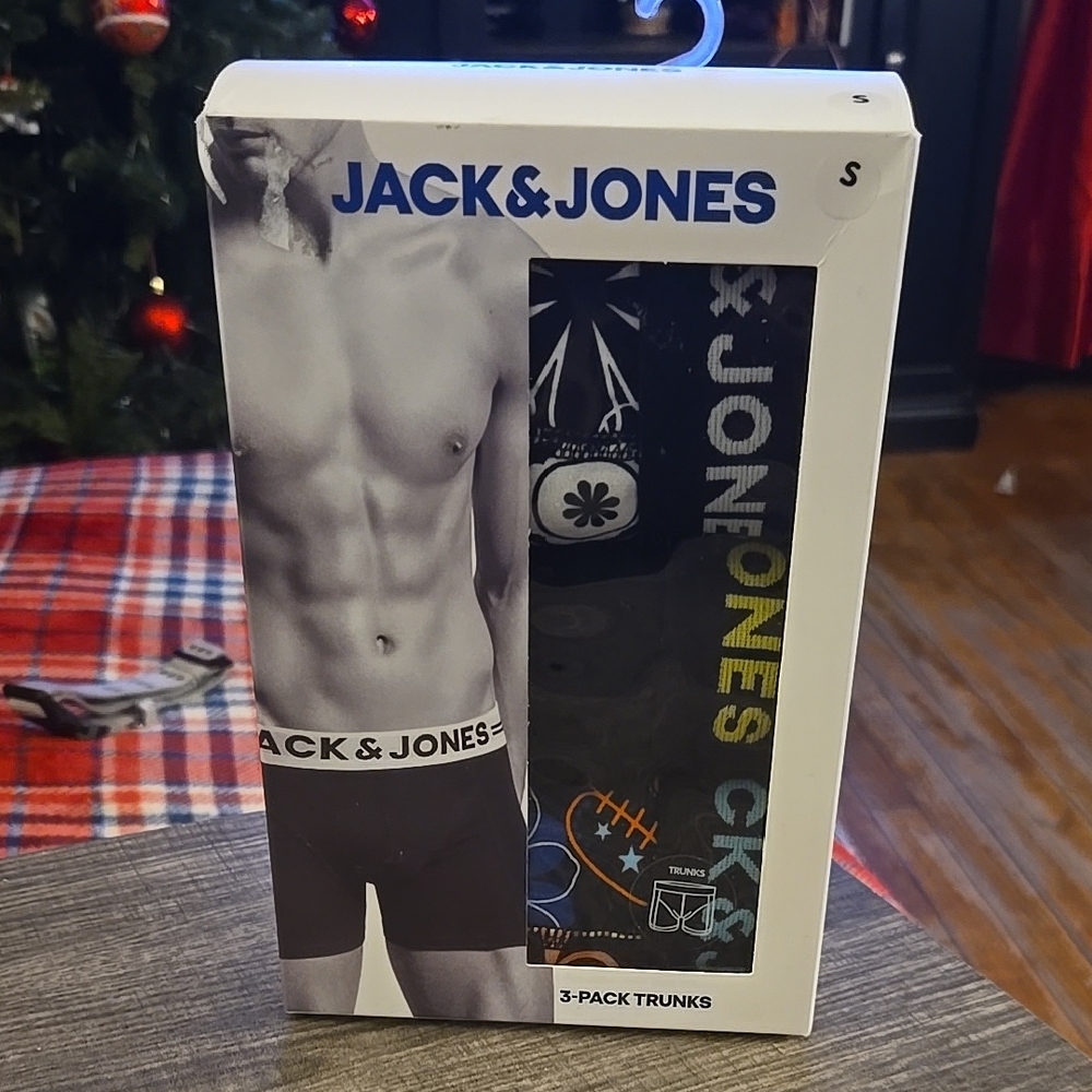Jack & Jones Men's Black Trunks 3-Pack